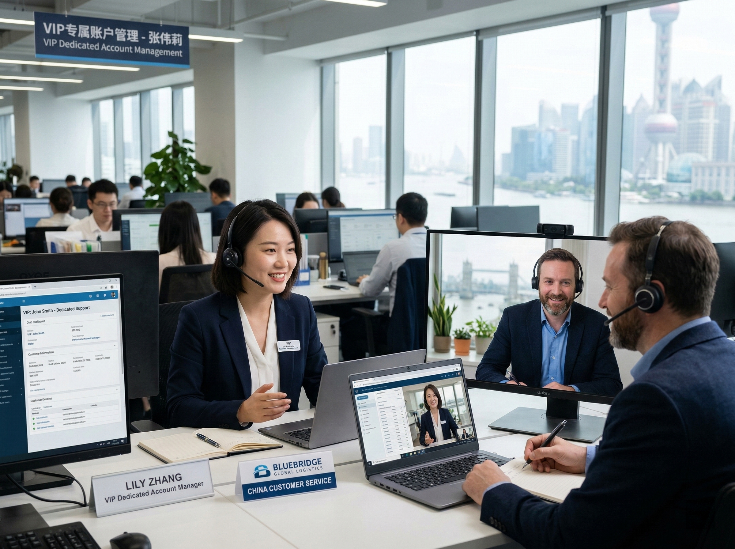 bluebridge international logistics chat